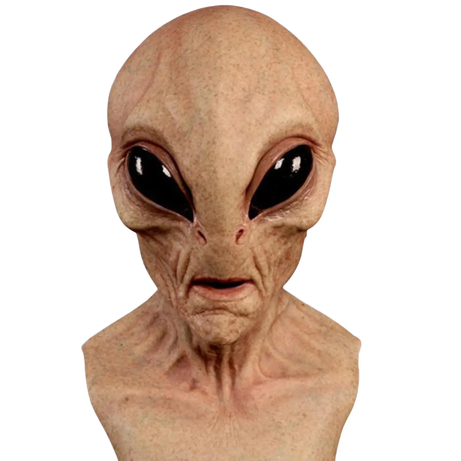 Latex Alien Mask Realistic - Реалистичная латексная маска инопланетянина на Хэллоуин
