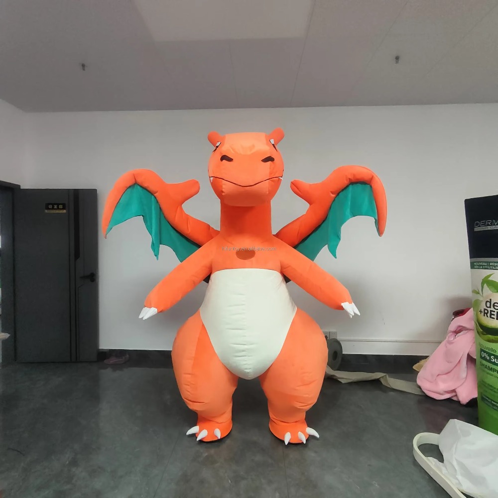 Inflatable Dinosaur Costume Adult - Надувной костюм динозавра/дракона для Хэллоуина и