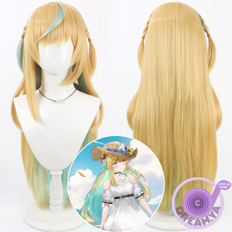 Anime Cosplay Wig Heat Resistant - Tachitsute Toto Косплей Парик Vtuber Блондинка