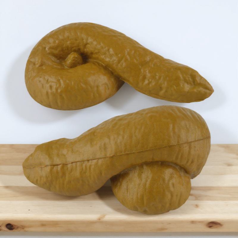 Fake Poop Gag Gift - Реалистичный искусственный экскремент для розыгрышей, ультрамягкий,