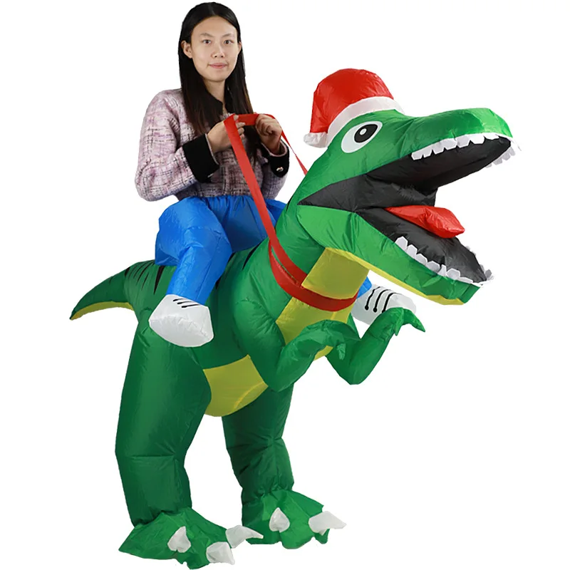Inflatable Dinosaur Costume Adult - Надувной костюм Тираннозавра Рекса на Рождество,