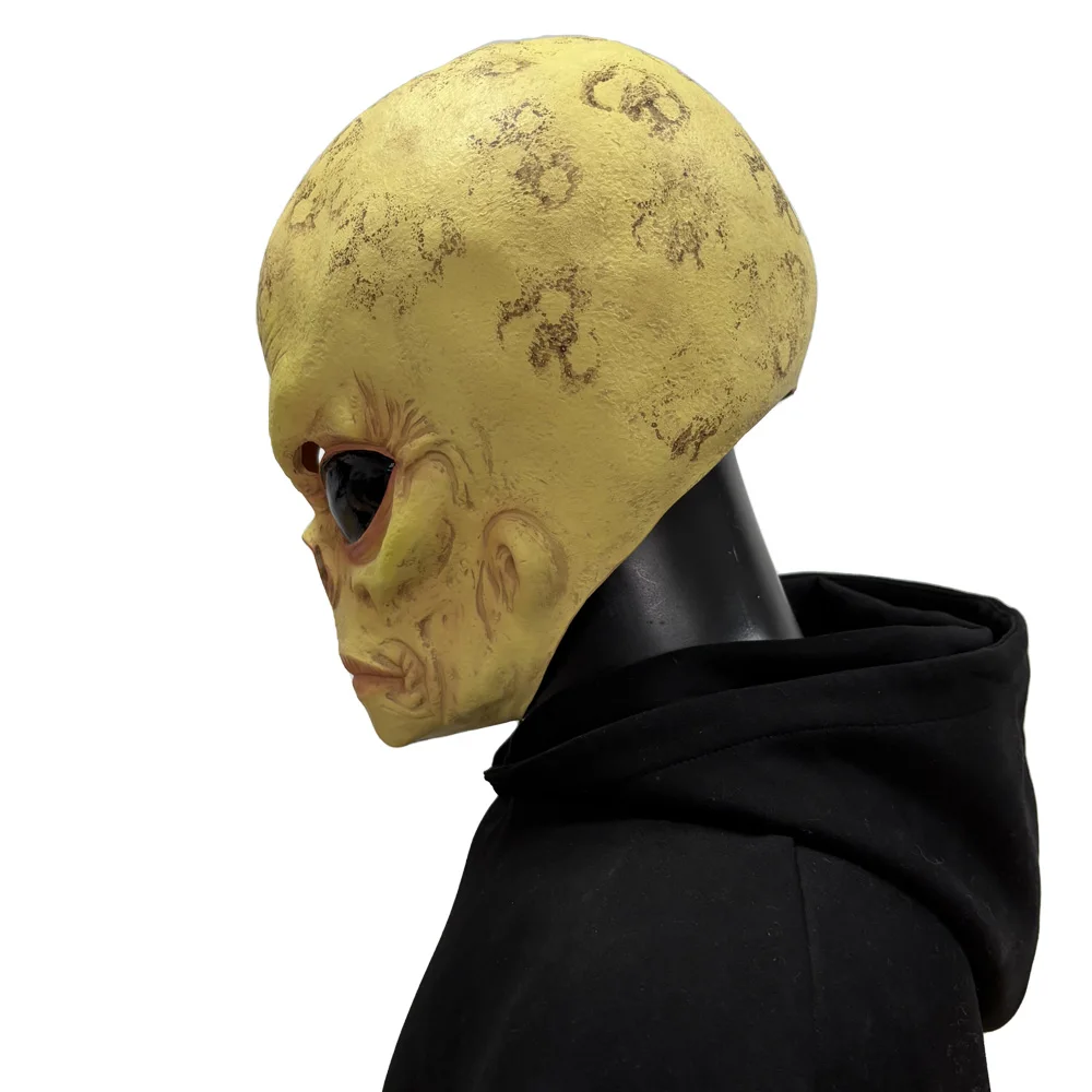 Забавная маска-череп инопланет – обзор и цена Latex Alien Mask Realistic