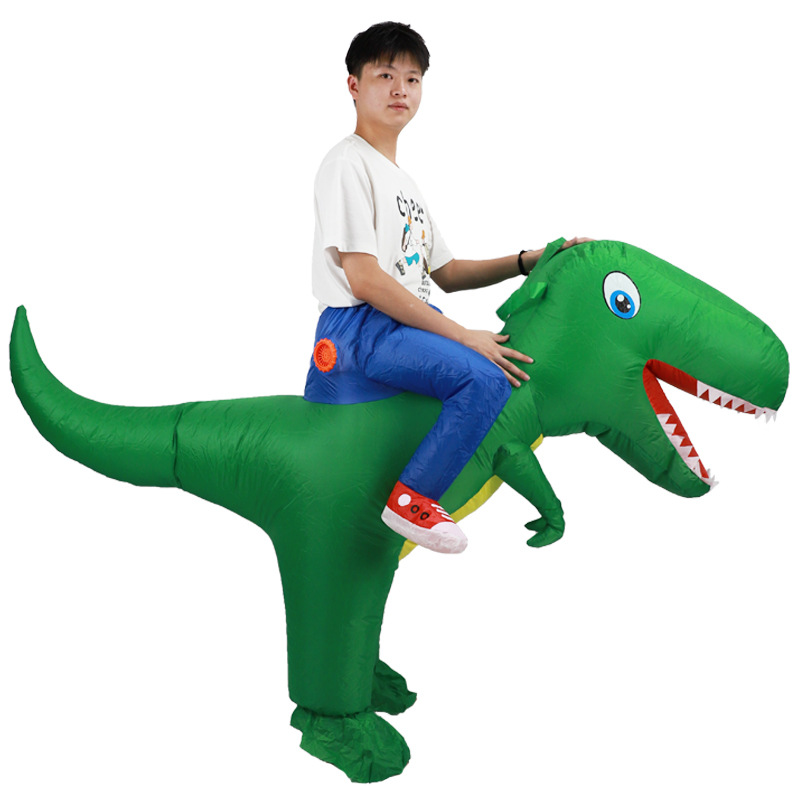 AdultHot Kids зеленый надувной – обзор и цена Inflatable Dinosaur Costume Adult