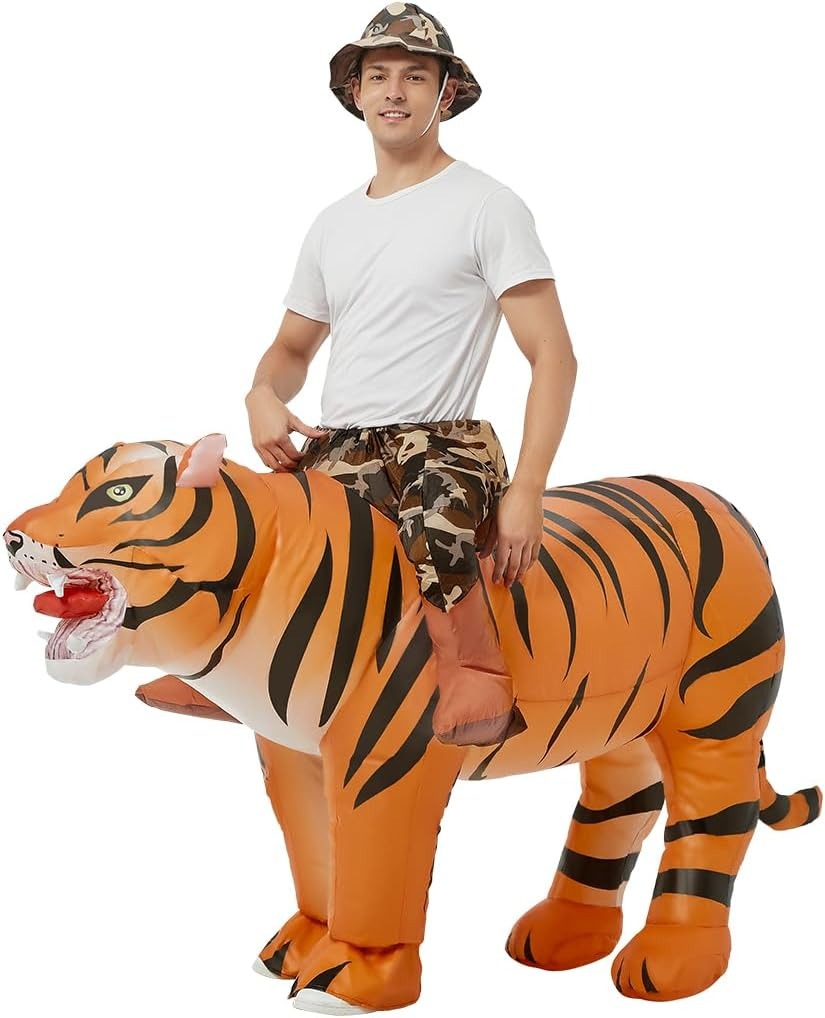 Надувной костюм тигра для взро – обзор и цена Costumes