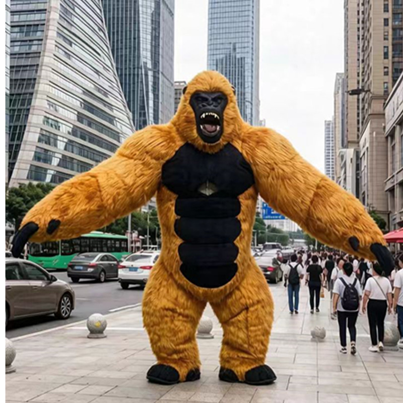 Надувной костюм гориллы-талисм – обзор и цена Inflatable Dinosaur Costume Adult