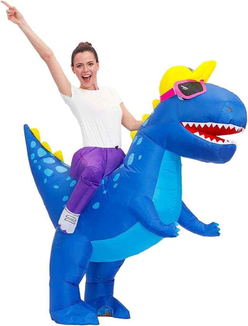 Надувной костюм динозавра для  – обзор и цена Inflatable Dinosaur Costume Adult