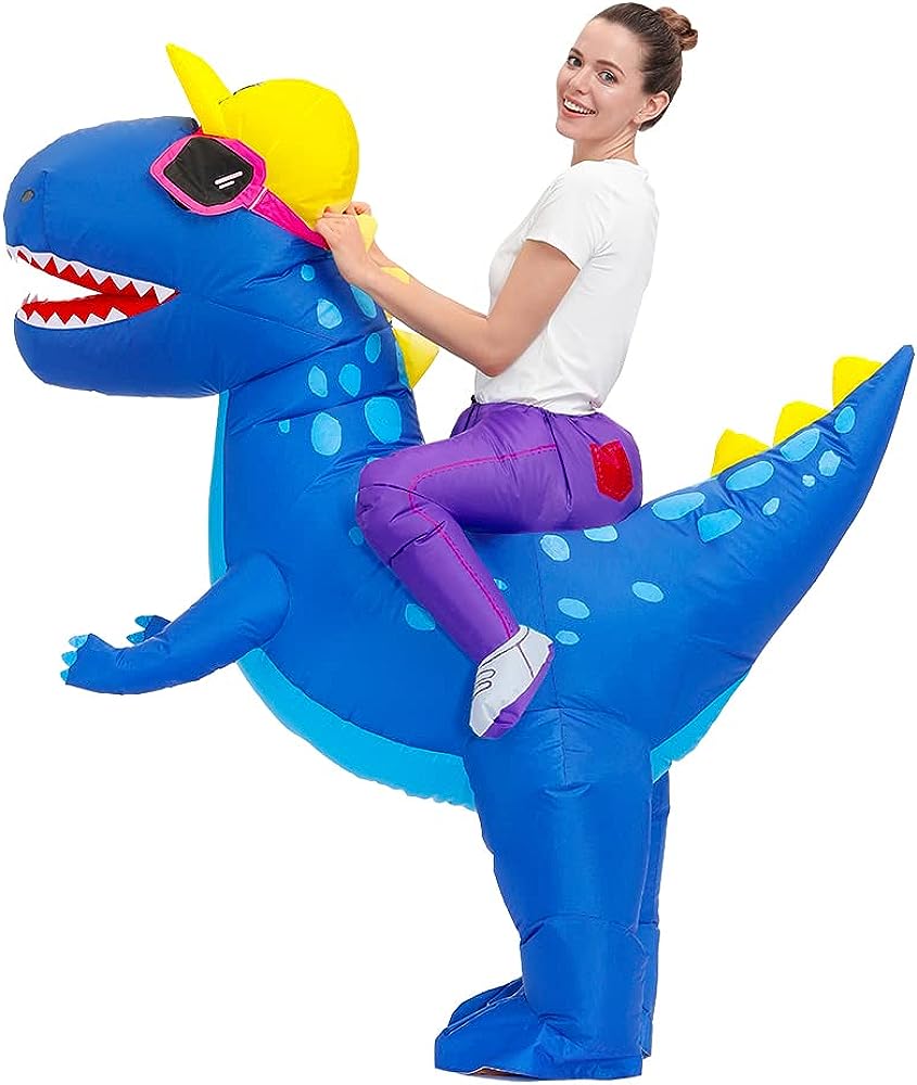 Надувной костюм динозавра для  – обзор и цена Inflatable Dinosaur Costume Adult